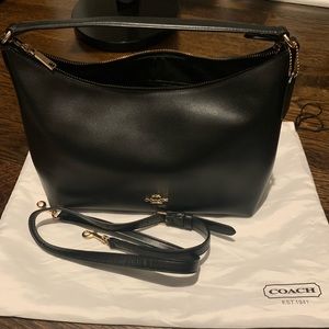 Coach Eastwest Celeste Bag in Black Leather